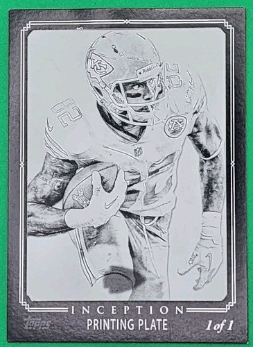 DWAYNE BOWE 2013 Topps Inception PRINTING PLATE SP #1/1 KC Chiefs Browns LSU of