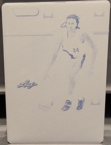JABARI WALKER 2022-23 Leaf Vivid Inside Painting RC PRINTING PLATE #1/1 Colorado