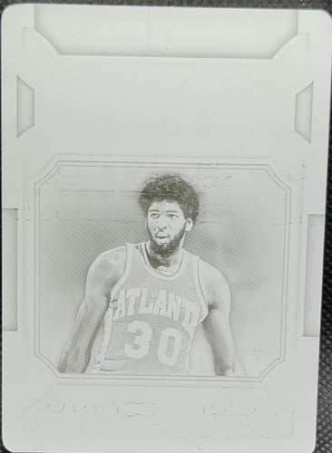 WAYNE TREE ROLLINS 2018-19 Panini National Treasures PRINTING PLATE SP 1/1 Hawks