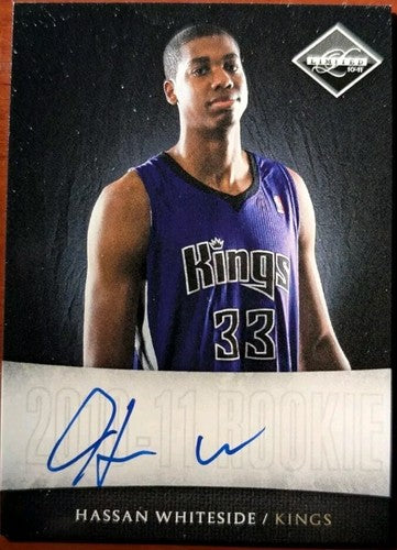 HASSAN WHITESIDE 2010-11 Panini Limited Next Day RC AUTO SP #/95 Kings Heat Jazz