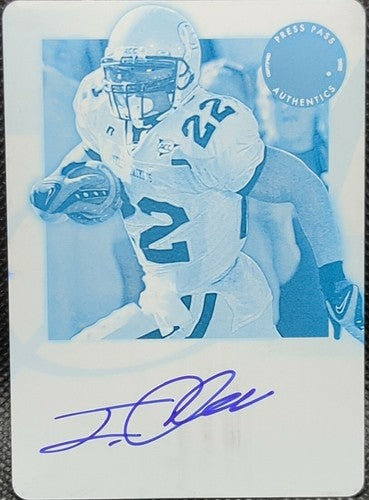 TASHARD CHOICE 2008 Press Pass Signatures RC AUTO PRINTING PLATE SP #1/1 Cowboys