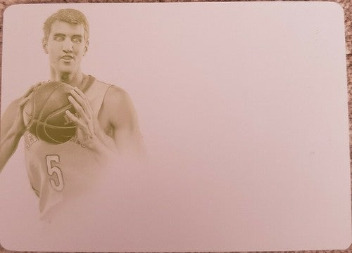 JEFF WITHEY 2013-14 Playoff National Treasures PRINTING PLATE #1/1 of 1 Pelicans