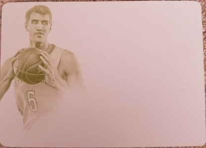 JEFF WITHEY 2013-14 Playoff National Treasures PRINTING PLATE #1/1 of 1 Pelicans