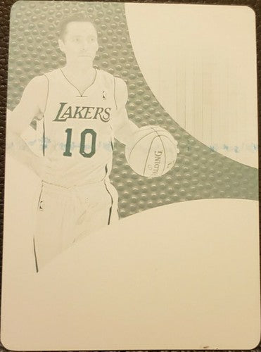 STEVE NASH 2013-14 National Treasures PRINTING PLATE #1/1 Nets Lakers Immaculate