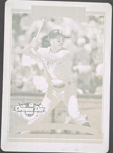 MOISES ALOU 2006 Topps Opening Day PRINTING PLATE SP #1/1 Giants Cubs Expos of