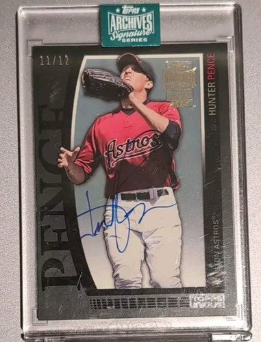 HUNTER PENCE 2024 Topps Archives Signature Series 2009 Unique AUTO #11/12 Astros
