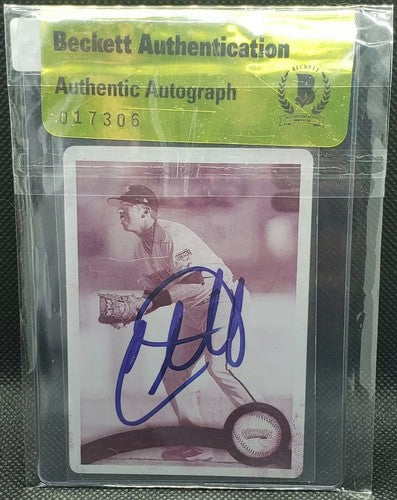 CHRIS MARRERO 2011 Topps Pro Debut AUTO PRINTING PLATE 1/1 Beckett BAS Nationals