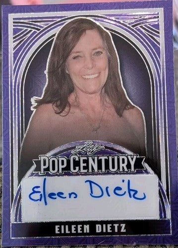 EILEEN DIETZ 2024 Leaf Pop Century AUTO PURPLE MOJO #1/1 Exorcist Guiding Light