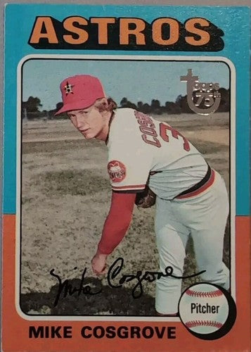 MIKE COSGROVE 2014 Topps 75th Anniversary Silver BUYBACK 1975 Houston Astros #96