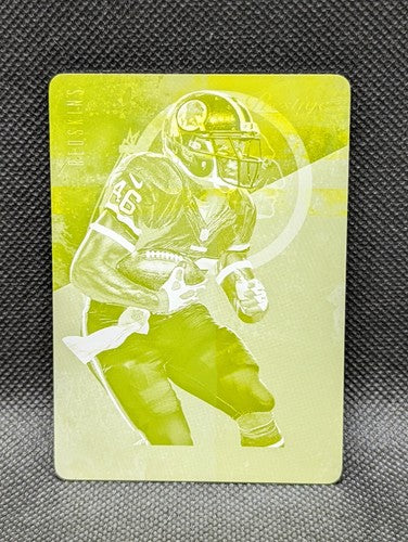 ALFRED MORRIS 2014 Panini Prestige PRINTING PLATE SP #1/1 Washington #123 One of