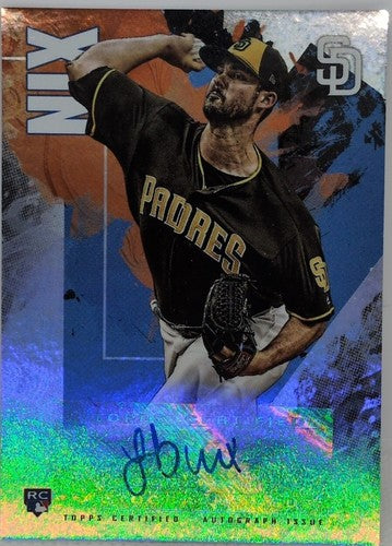 JACOB NIX 2019 Topps Fire Baseball RC AUTO SP San Diego Padres Orix Buffaloes JN