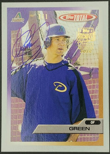 SHAWN GREEN 2020 Topps Archives Signature Series 2005 AUTO SP #1/1 Diamondbacks