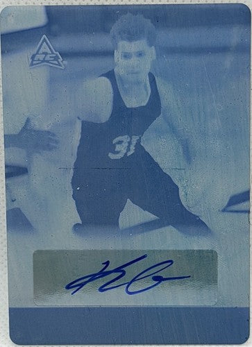 KELLAN GRADY 2021-22 Leaf Memories 1991 AUTO PRINTING PLATE 1/1 Nuggets Kentucky
