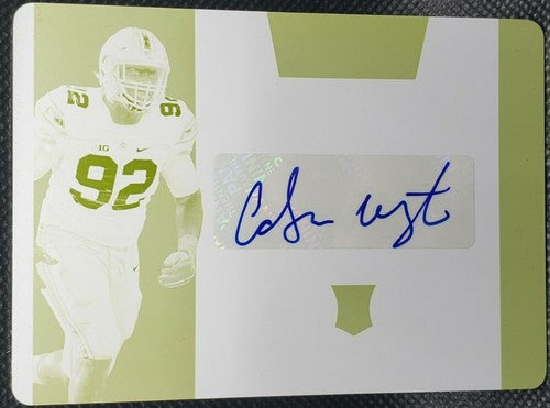 ADOLPHUS WASHINGTON 2016 Panini Prime Signatures AUTO PRINTING PLATE #1/1 Bills