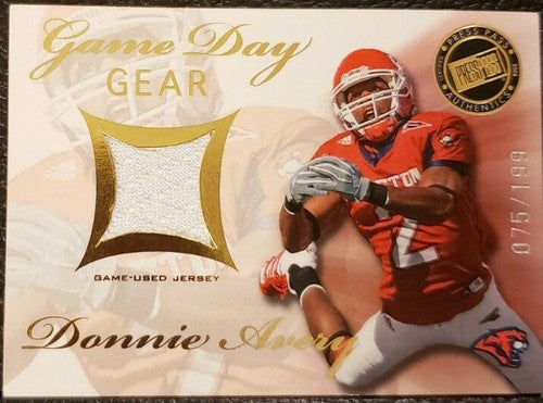 DONNIE AVERY 2008 Press Pass Signature Edition Game Used Worn Jersey #/199 Rams