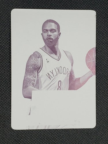 DERON WILLIAMS 2013-14 Panini Spectra PRINTING PLATE 1/1 National Treasures Nets