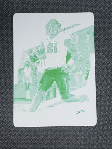 ALBERT OKWUEGBUNAM 2020 Panini Donruss Elite PRINTING PLATE #1/1 Broncos Patches