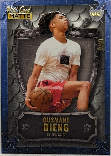 OUSMANE DIENG 2022-23 Wild Card Matte Weekend Warriors RC BLUE SP #9/10 Thunder