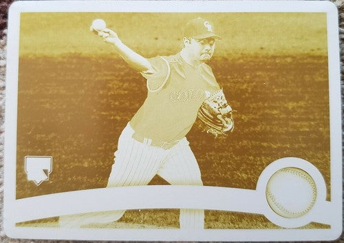 ALEX WHITE 2011 Topps Update Rookie PRINTING PLATE SP #1/1 of 1 Colorado Rockies