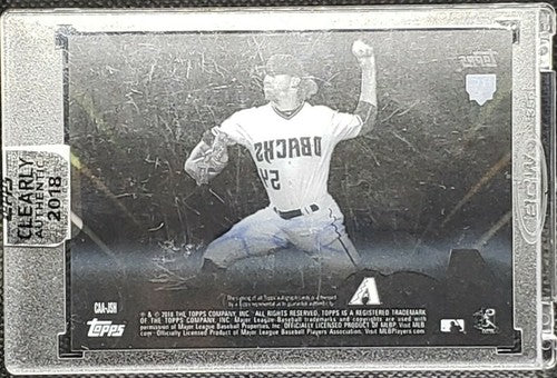 JIMMIE SHERFY 2018 Topps Clearly Authentic AUTO Black #/75 Diamondbacks D-Backs