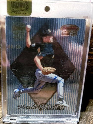 MARK MULDER 2016 Topps Archives 1999 Bowman's Best Buy Back Rookie AUTO #/10 A's