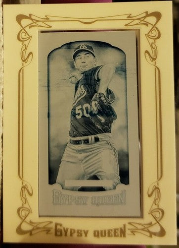 MIGUEL GONZALEZ 2014 Topps Gypsy Queen Mini PRINTING PLATE SP #1/1 of 1 Orioles
