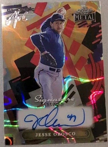 JESSE OROSCO 2024 Leaf Metal Classic Art AUTO SP #1/1 of NY Mets Yankees Dodgers
