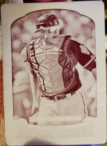 MIGUEL MONTERO 2014 Topps Gypsy Queen PRINTING PLATE SP #1/1 of 1 #236 D-Backs