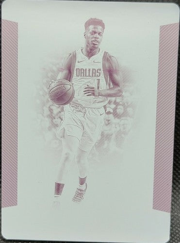 DENNIS SMITH JR. 2018-19 Panini National Treasures PRINTING PLATE #1/1 Mavericks