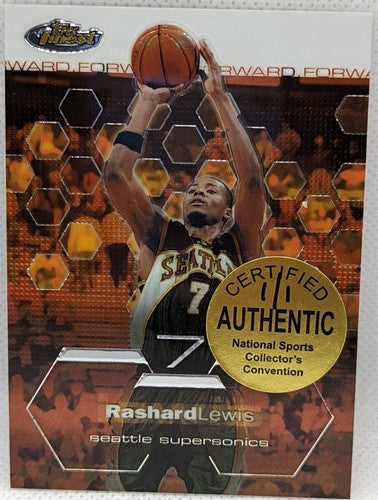 RASHARD LEWIS 2002-03 Topps Finest 2003 NSCC Convention Buyback 1/1 Sonics Magic