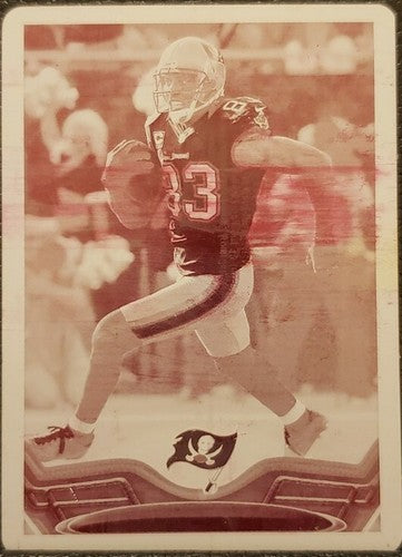 VINCENT JACKSON 2013 Topps Mini Football PRINTING PLATE #1/1 Buccaneers Chargers