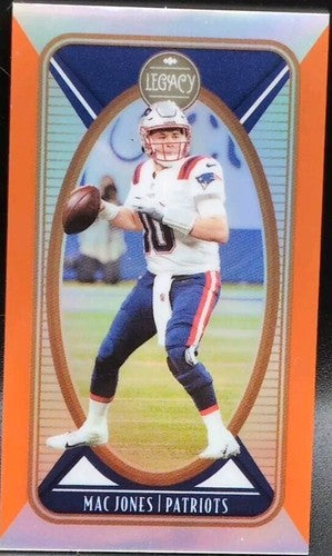 MAC JONES 2022 Panini Legacy Premium MINI ORANGE SP #74/125 Patriots Jaguars #66