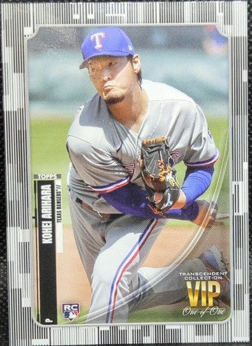 â¾ KOHEI ARIHARA 2021 Topps Transcendent RC VIP PARTY Parallel 1/1 Rangers One of