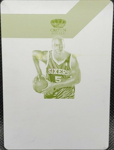 ARNETT MOULTRIE 2012-13 Preferred Panini's Choice PRINTING PLATE #1/1 Sixers of