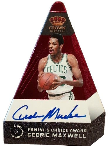 CEDRIC MAXWELL 2011-12 Panini Preferred Crown Royale Die-Cut AUTO SP /74 Celtics