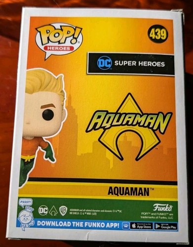 AQUAMAN Funko POP! Heroes #439 2022 Fall Convention Limited Edition DC Comics