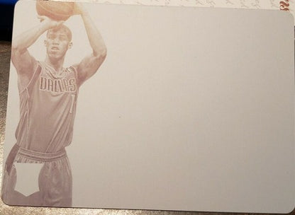JARED CUNNINGHAM 2013-14 Immaculate Collection Rookie PRINTING PLATE SP 1/1 of 1