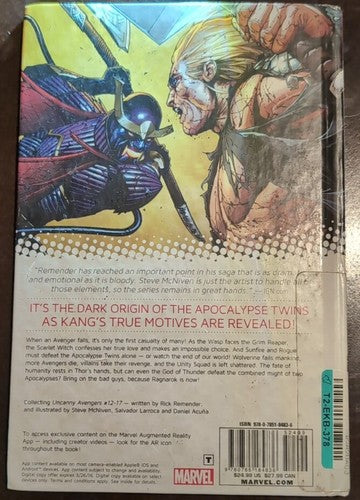 UNCANNY AVENGERS Vol. 3 Ragnarok Now Marvel Hardcover 2014 #12-17 Wolverine Thor