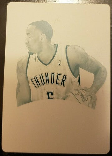 KENDRICK PERKINS 2013-14 Panini Preferred PRINTING PLATE #1/1 of 1 Cavs Thunder
