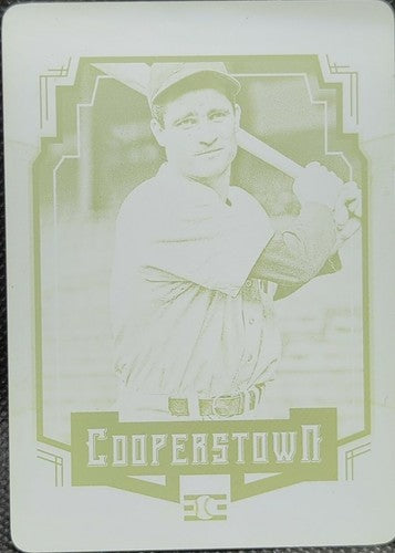 BOBBY DOERR 2015 Panini Cooperstown HOF Chronicles PRINTING PLATE SP 1/1 Red Sox