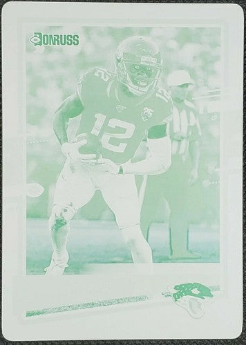 DEDE WESTBROOK 2020 Panini Donruss PRINTING PLATE SP 1/1 Jaguars Vikings Patches