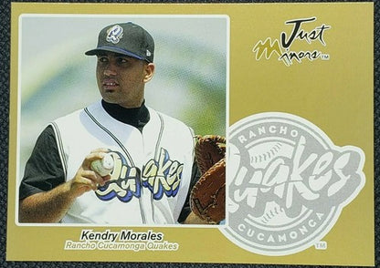 KENDRYS MORALES 2005 Just Minors Gold Edition RC GLOSSY SP #1/1 Kendry Angels