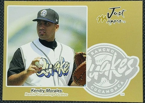 KENDRYS MORALES 2005 Just Minors Gold Edition RC GLOSSY SP #1/1 Kendry Angels