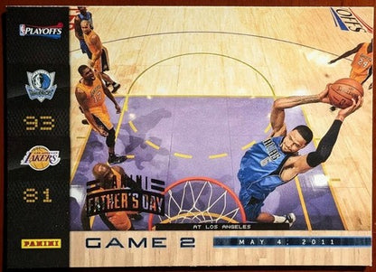 DALLAS MAVERICKS 2012 Panini Fathers Day 2011 Buyback SP #2/5 Kobe Bryant Lakers