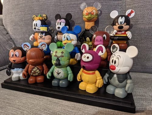 2010 3" Have A Laugh Vinylmation SET 12 Conducter Pete Chaser Cards Disney World