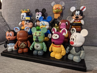 2010 3" Have A Laugh Vinylmation SET 12 Conducter Pete Chaser Cards Disney World