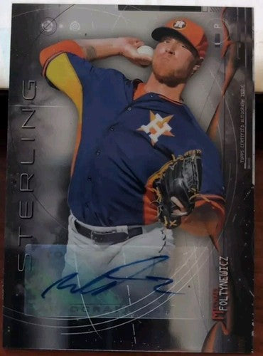 MIKE FOLTYNEWICZ 2014 Topps Bowman Sterling Prospect RC AUTO SP Astros Braves MF