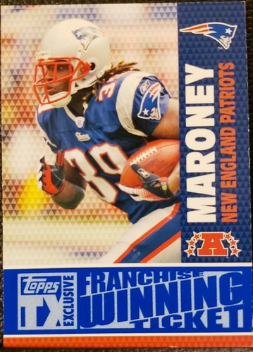 LAURENCE MARONEY 2007 Topps TX Exclusive Short Print #/299 New England Patriots