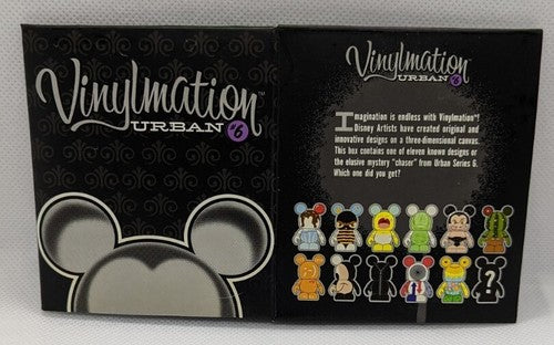 Disney 3" Vinylmation Urban Series 6 SET Box Topper Chaser Rare Disneyland World