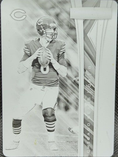 MIKE GLENNON 2017 Panini Rookies & Stars PRINTING PLATE SP 1/1 Bears Bucs One of